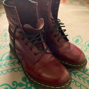 Doc Martens boots pascal cherry red 1460 Sz 39 EU